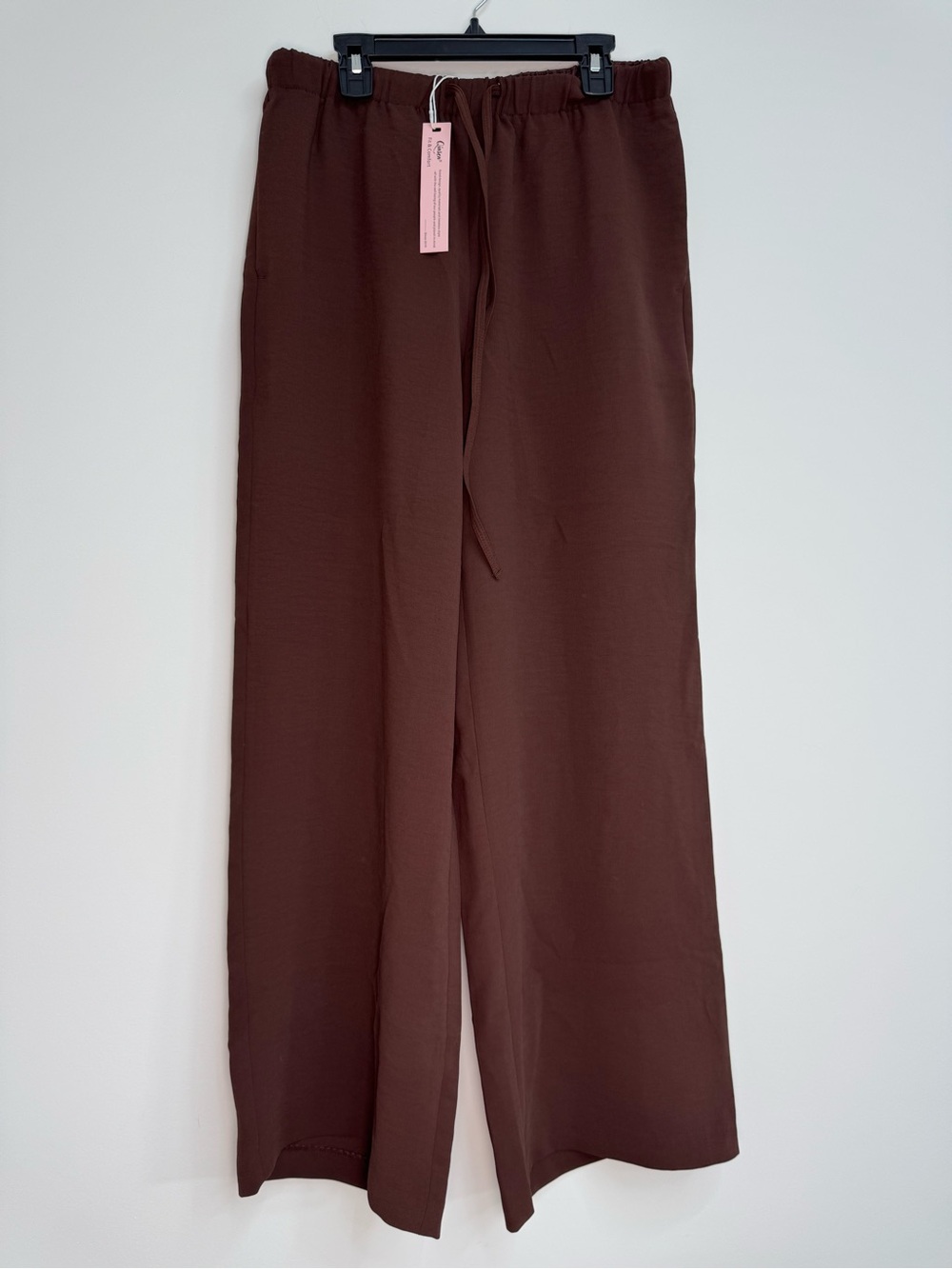 Qinsen Wide-Leg Drawstring Pants